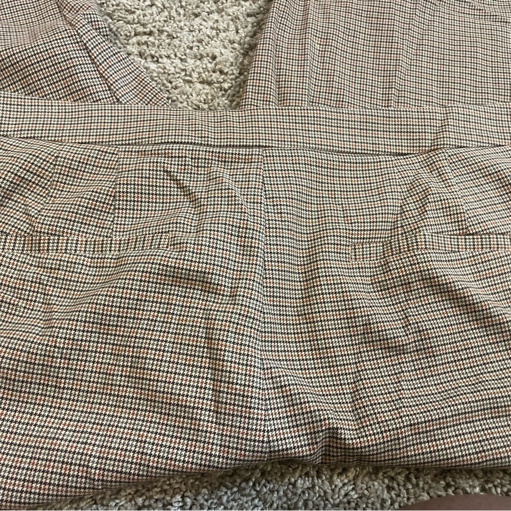 Eloquii 3-Piece Plaid Pants Set w/ Tie-Neck Blouse NWT - Picture 5 of 6